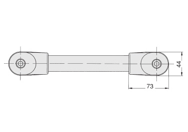 Schéma 3 + Handle DB 
with aluminium tube  diam. 30mm 