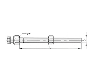 Schéma 2 + spindle for 8° swivel feet