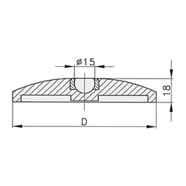 Schéma 3 + Metal plate for 40° swivel pad