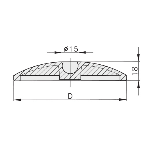 Schéma 3 + Plastic plate for 40° swivel pad