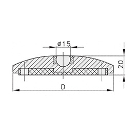 Schéma 4 + Metal plate for 40° swivel pad