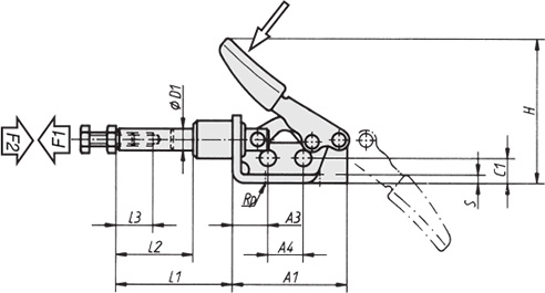 Schéma 1 + Mini push pull clamp