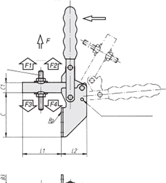 Schéma 1 + Vertical clamp V3-B