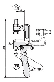 Schéma 1 + Pull back clamp