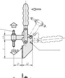 Schéma 1 + Vertical clamp V3-C