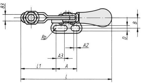 Schéma 3 + Mini horizontal clamp H2-BL