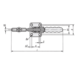 Schéma 3 + Horizontal clamp H2-B