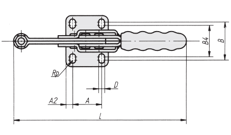 Schéma 3 + Horizontal clamp H2-C