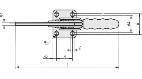 Schéma 3 + Horizontal clamp H2-A