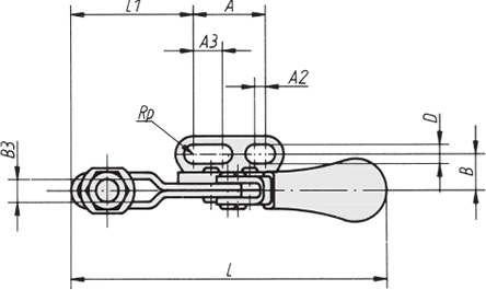 Schéma 3 + Mini horizontal clamp H2-BR
